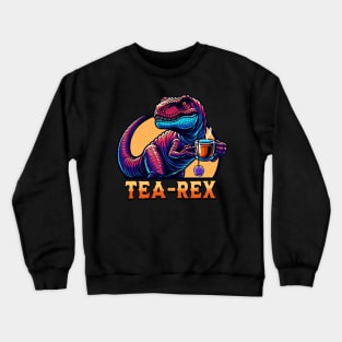 Funny Tea Rex Crewneck Sweatshirt